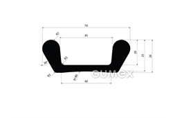 GUMMIPROFILE FÜR WASSERBAUTEN U-FORM